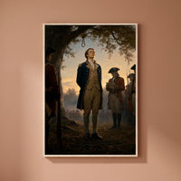 Nathan Hale, the First Martyr framed print on a plain wall