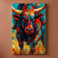 Red Threat gallery-wrapped canvas print on a plain wall