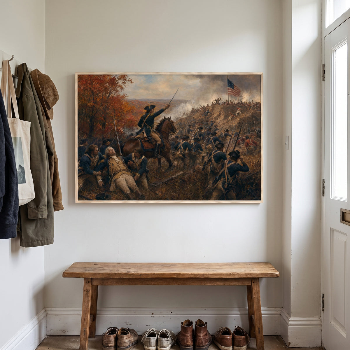 Spirit of '76 — The March framed print hanging in a home interior