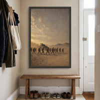 The African Theatre framed print hanging in a home interior