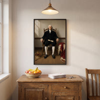 The Crown Refused framed print hanging in a home interior