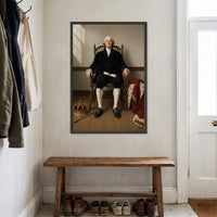The Crown Refused framed print hanging in a home interior
