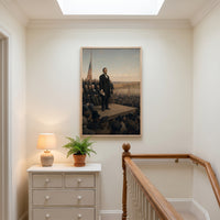 The Gettysburg Address framed print hanging in a home interior