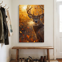 The Monarch canvas print in a hallway
