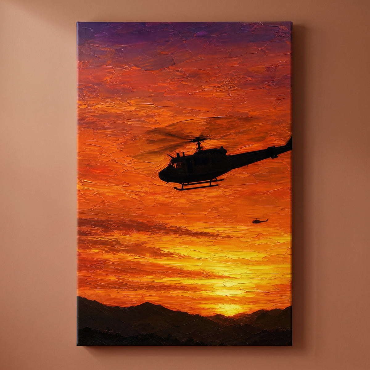 The Sound of Freedom gallery-wrapped canvas print on a plain wall