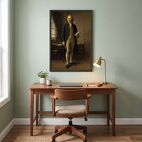 Thomas Jefferson — The Virginian framed print hanging in a home interior