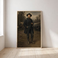 Ulysses S. Grant — The General framed print leaning against a wall