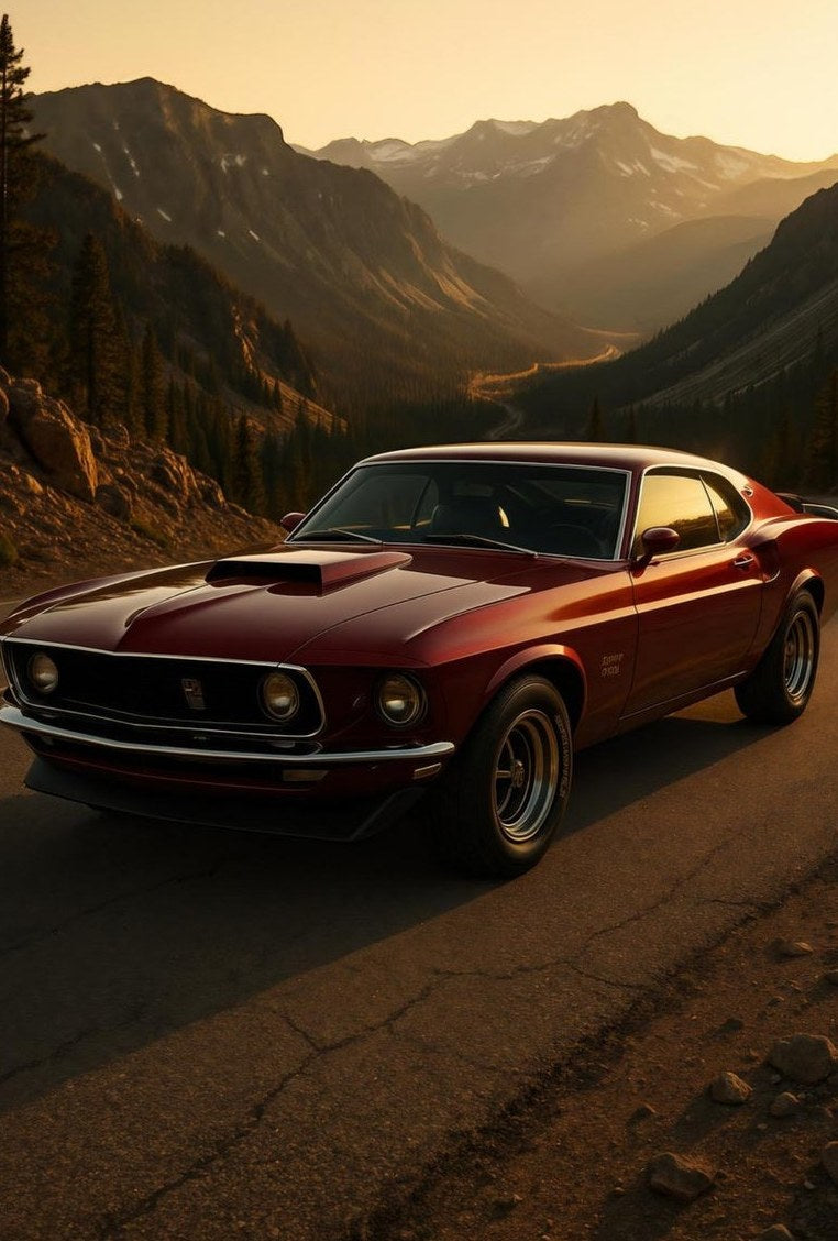 1969 Mustang — detail of the artwork