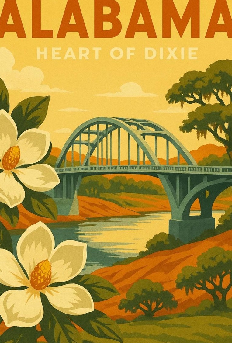 Alabama — detail of the artwork