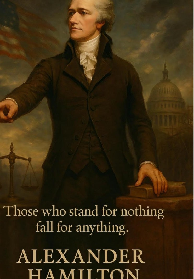 Alexander Hamilton - A Mind for Revolution — detail of the artwork