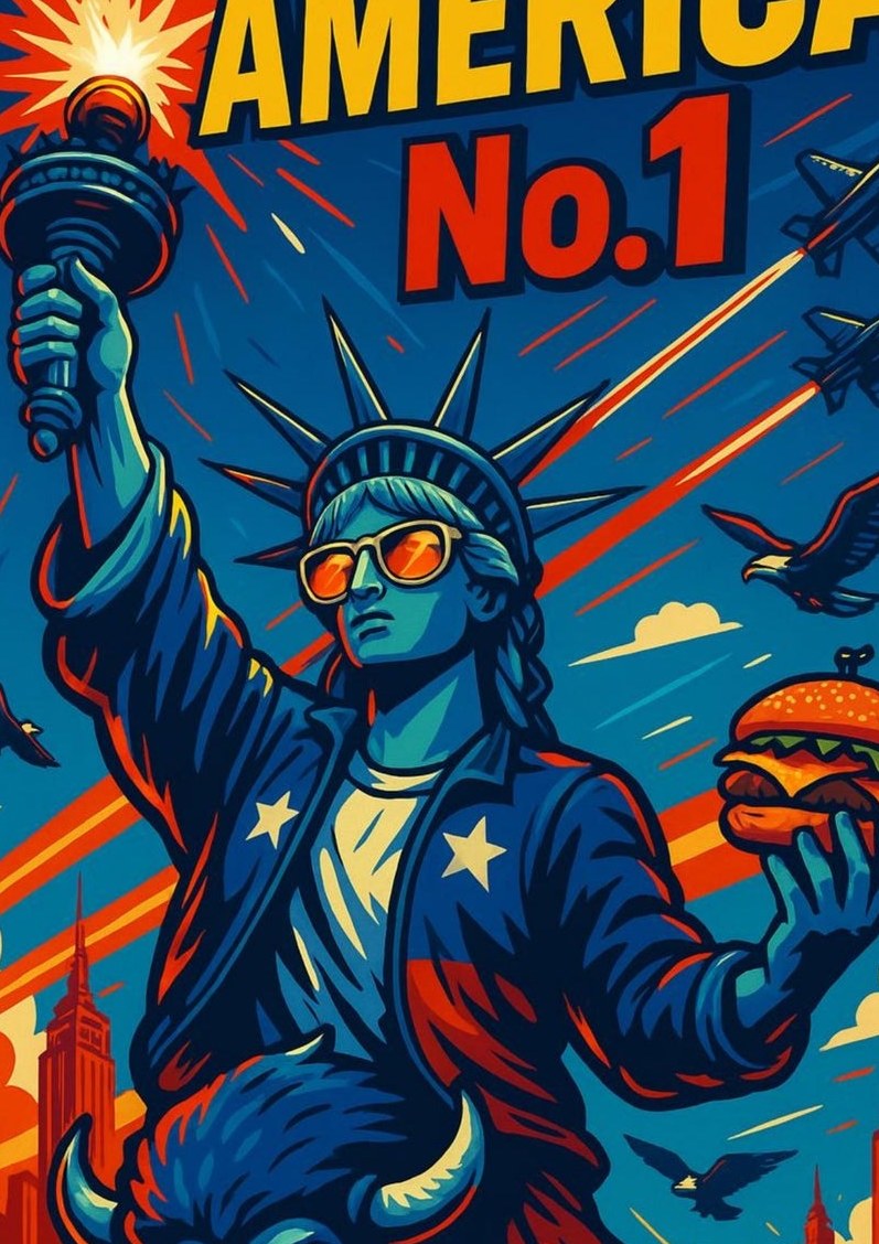 America No.1 — detail of the artwork