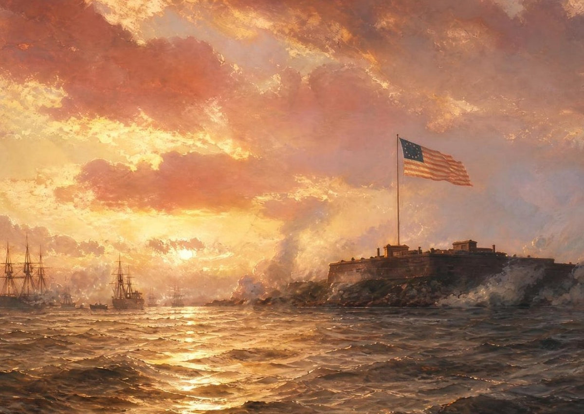 By the Dawn's Early Light — detail of the artwork