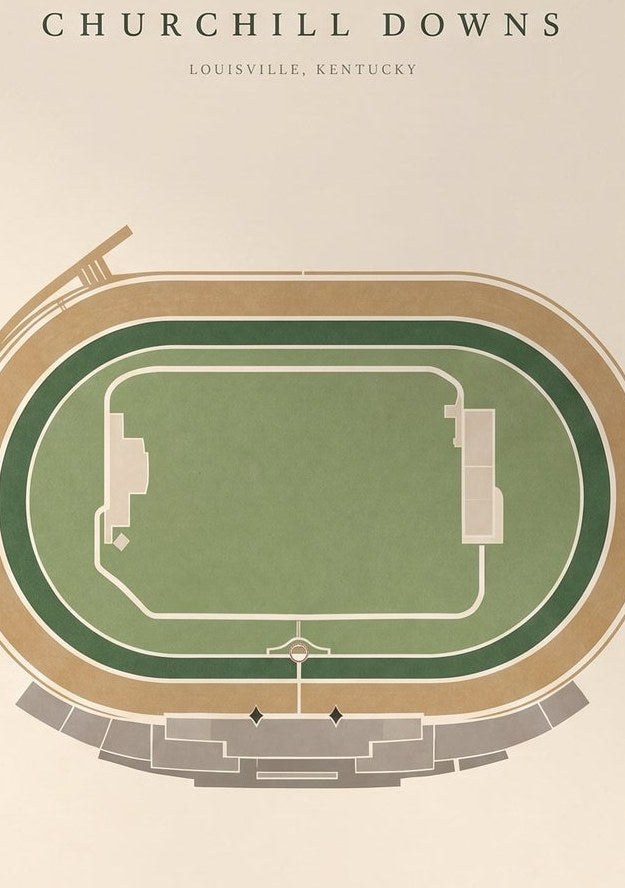Churchill Downs — detail of the artwork