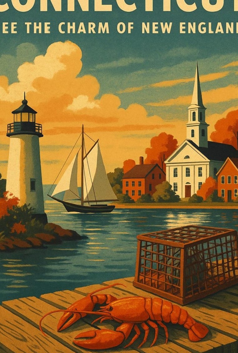 Connecticut — detail of the artwork
