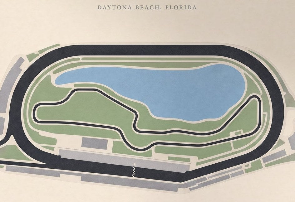 Daytona International Speedway — detail of the artwork