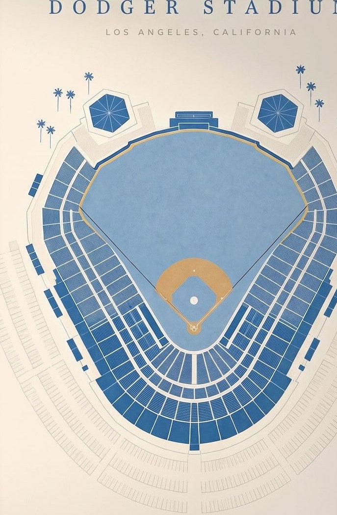 Dodger Stadium — detail of the artwork