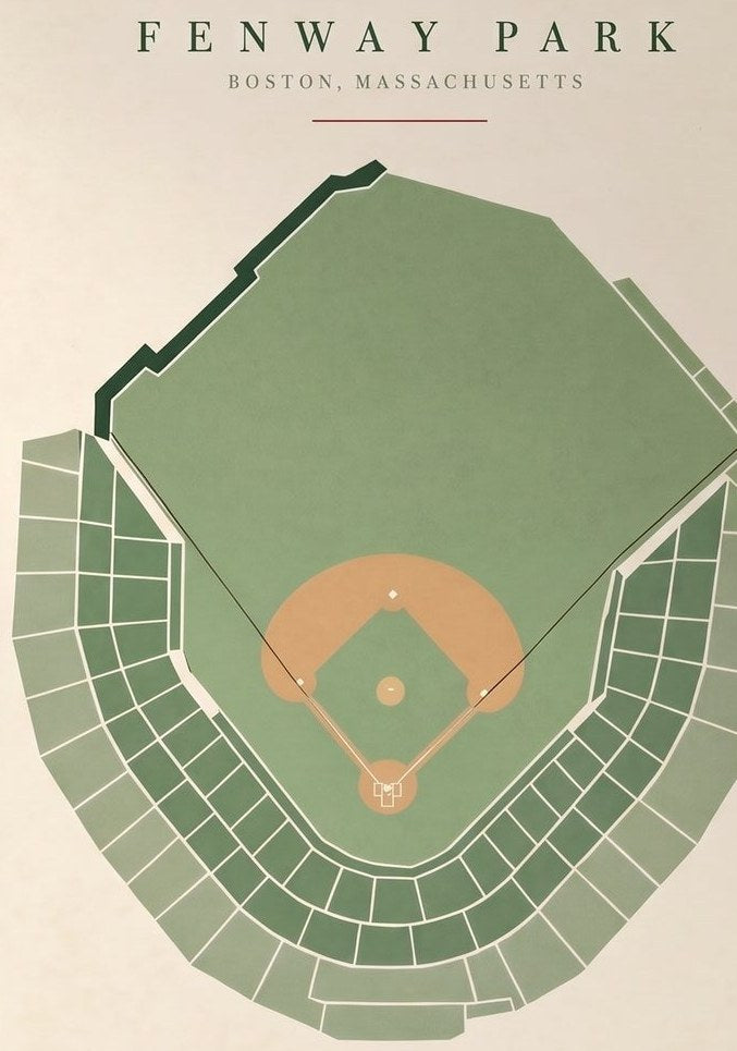 Fenway Park — detail of the artwork