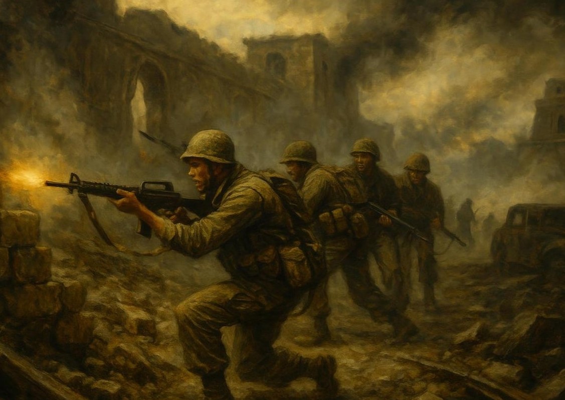 Hue - Urban Hell of Vietnam — detail of the artwork