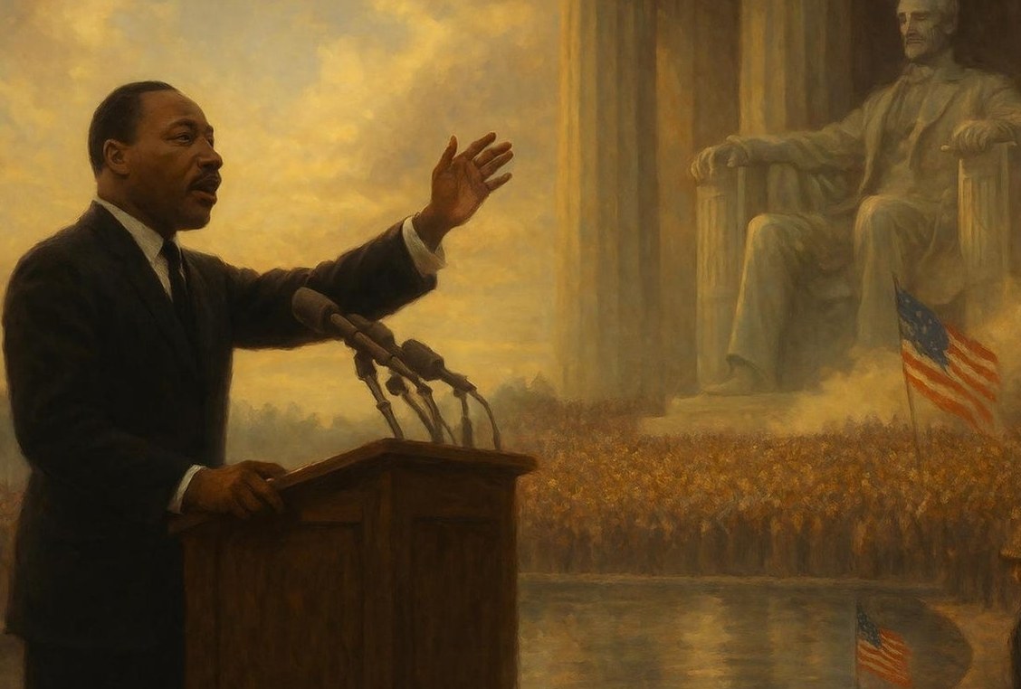 I have a Dream — detail of the artwork