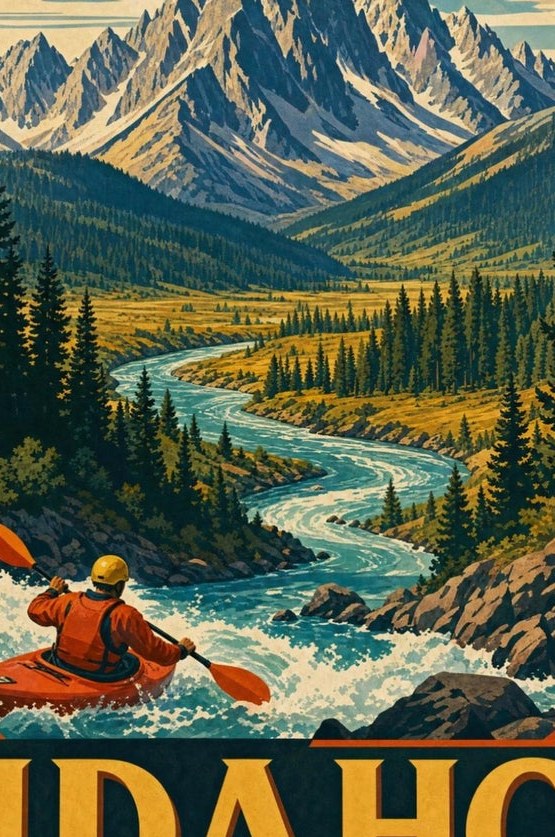 Idaho — detail of the artwork