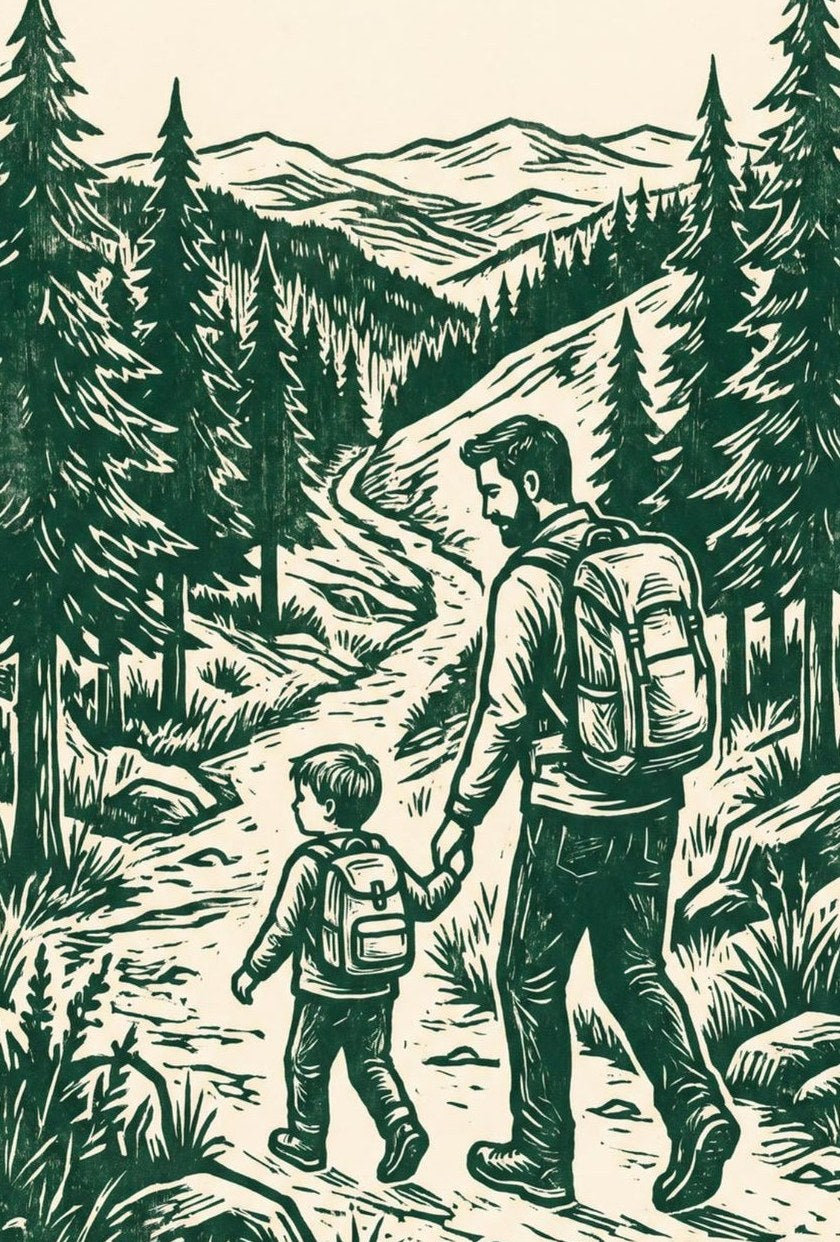 Into the Forest — detail of the artwork