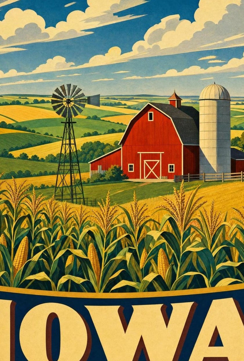 Iowa — detail of the artwork