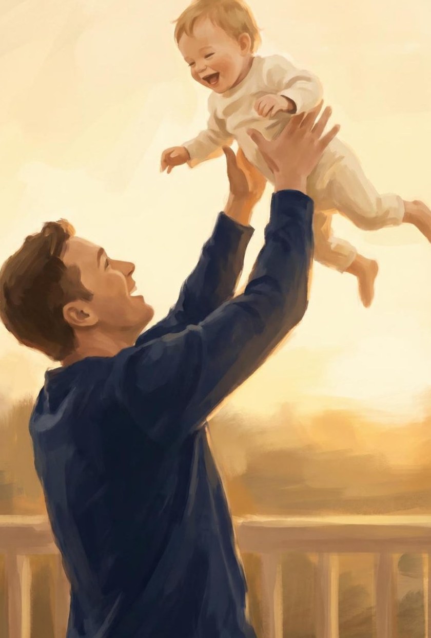 Joyful Moments — detail of the artwork