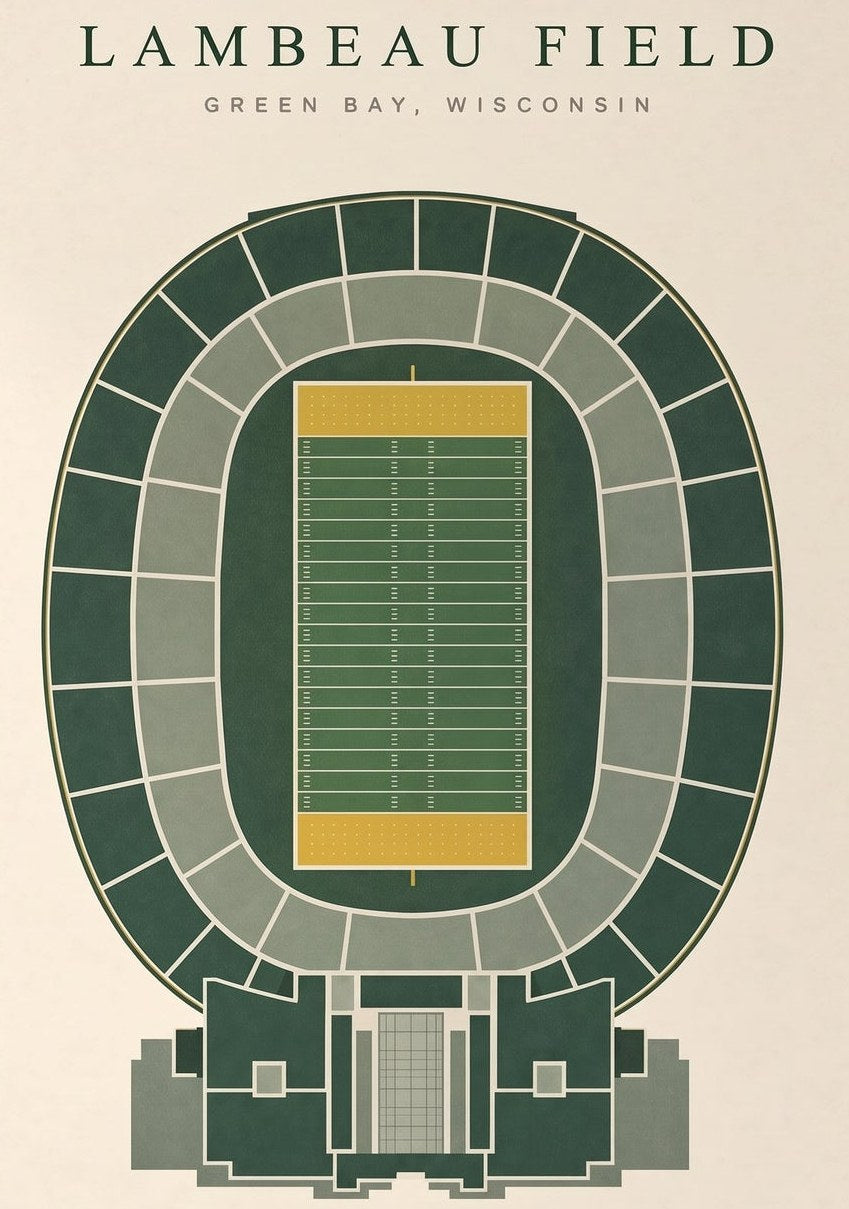 Lambeau Field — detail of the artwork