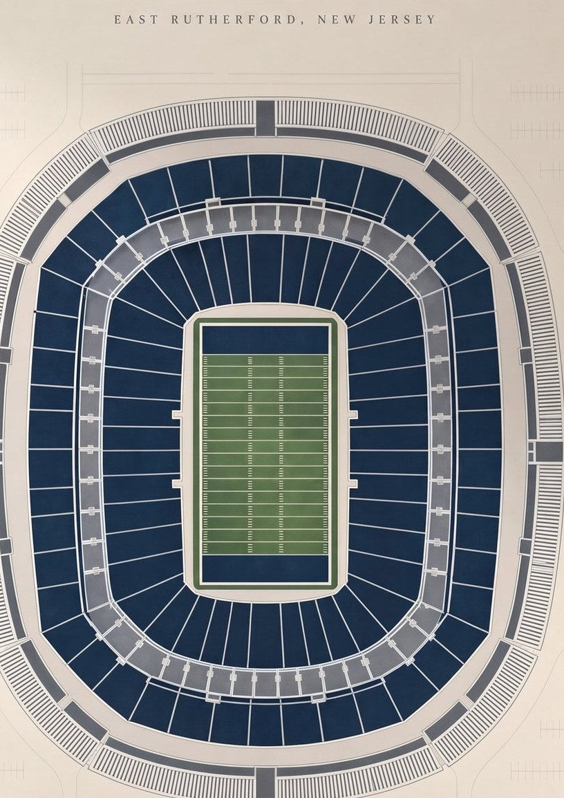 MetLife Stadium — detail of the artwork