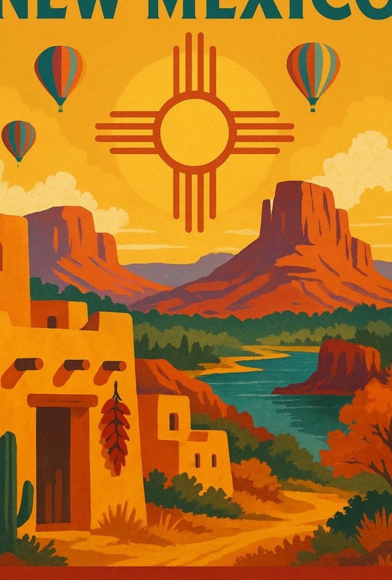New Mexico — detail of the artwork