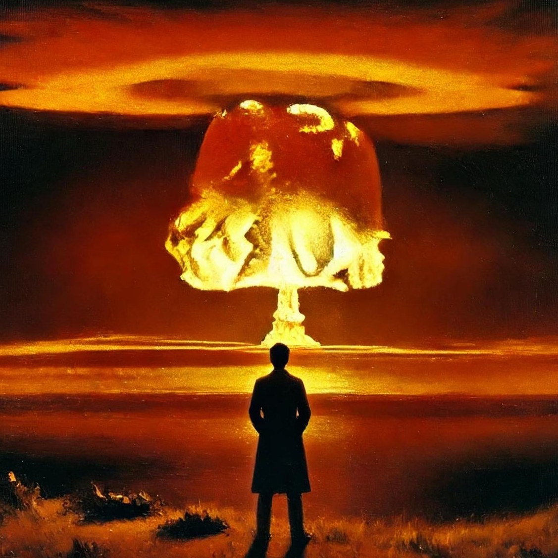 Now I am become Death, the Destroyer of Worlds — detail of the artwork