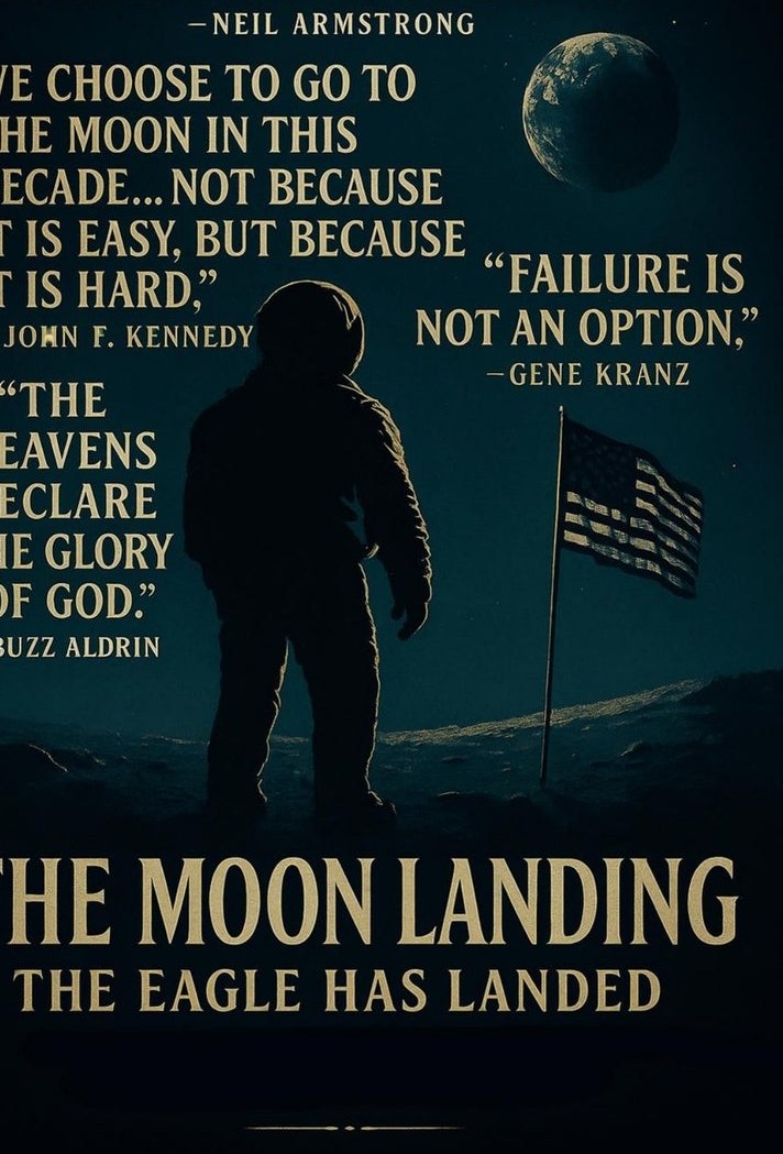 One Giant Leap — detail of the artwork