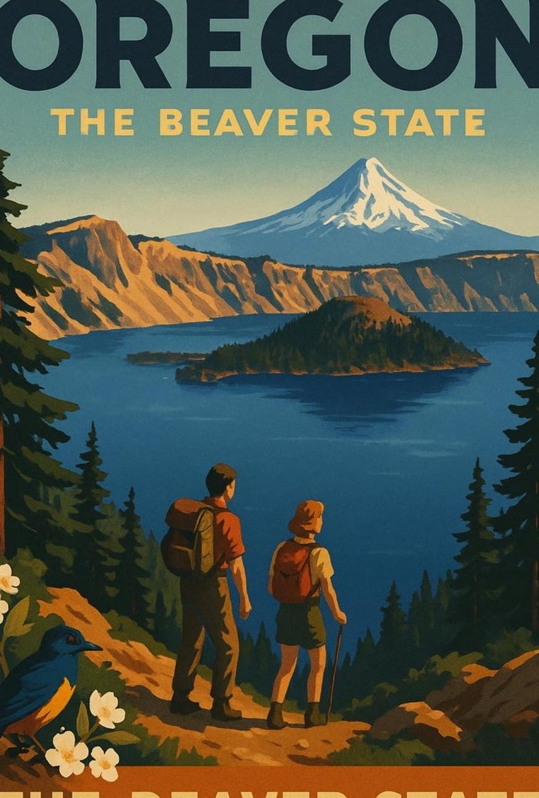 Oregon — detail of the artwork