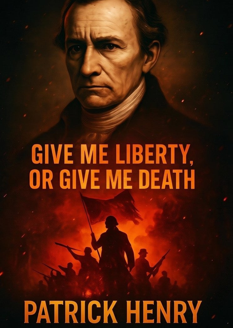 Patrick Henry - Give me Liberty — detail of the artwork