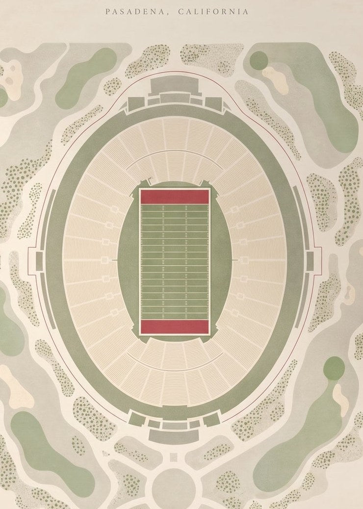 Rose Bowl — detail of the artwork