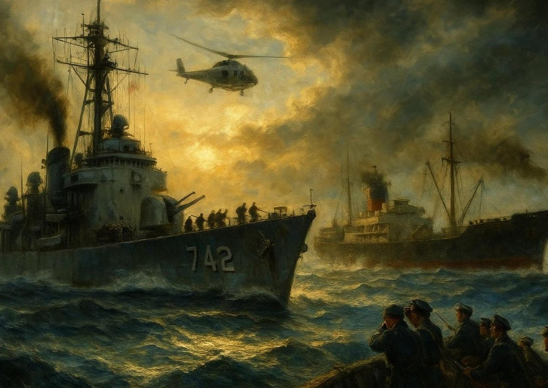 Tensions at Cuba — detail of the artwork