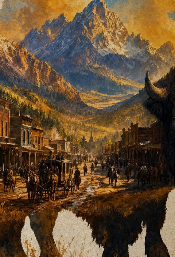 The Frontier — detail of the artwork
