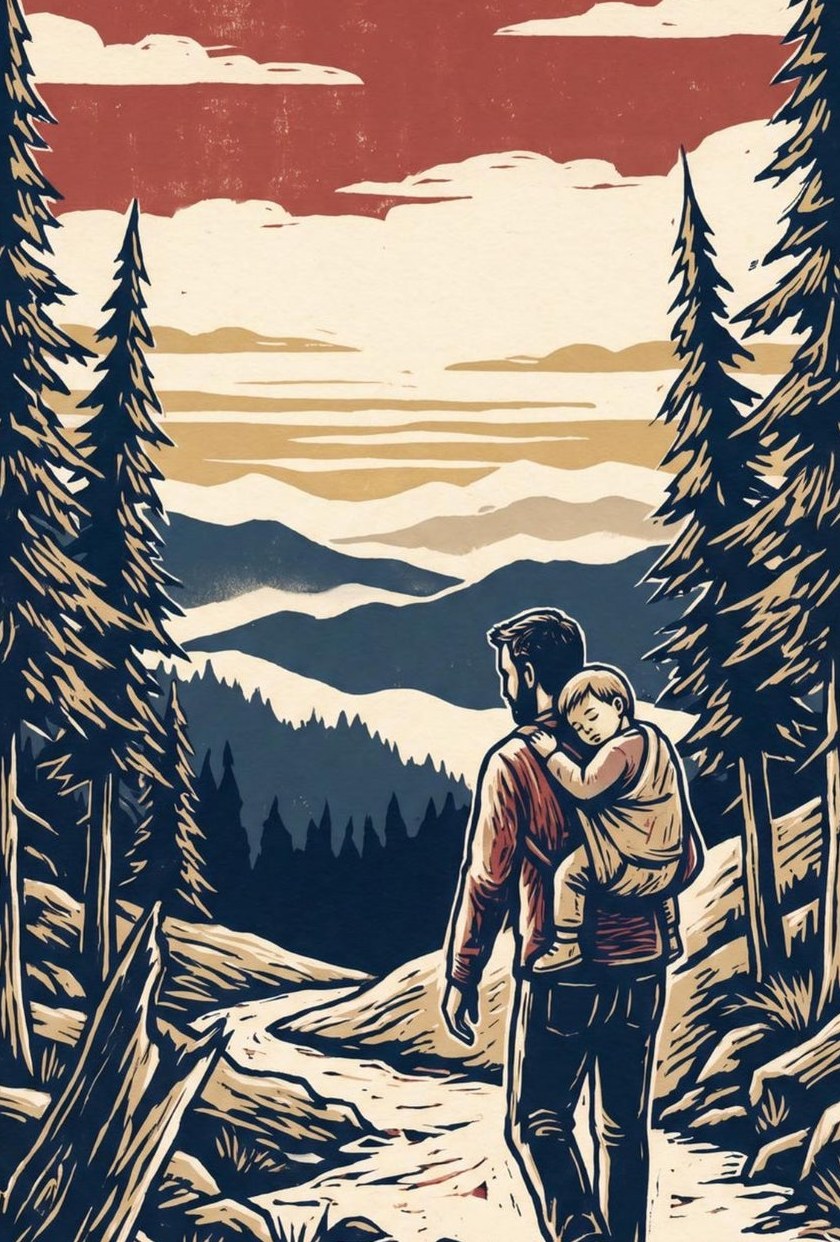 The Trail — detail of the artwork