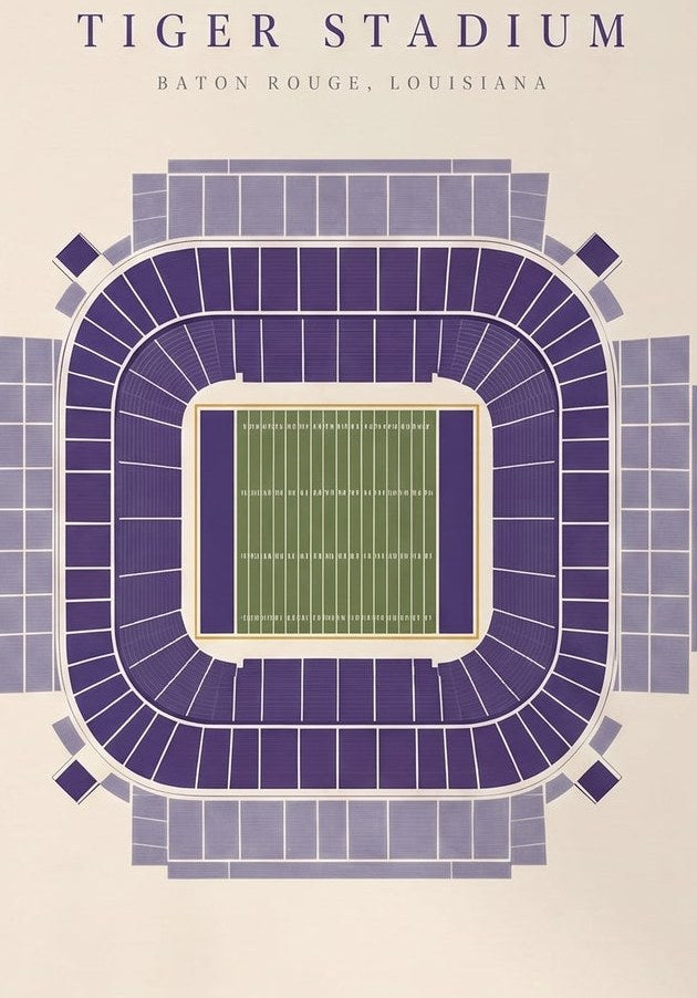 Tiger Stadium — detail of the artwork