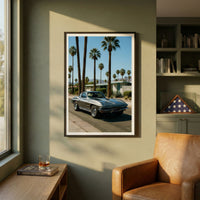 Corvette Sting Ray in Palm Springs — premium American wall art 3 | Canvas of America