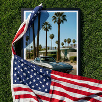 Corvette Sting Ray in Palm Springs — premium American wall art 4 | Canvas of America