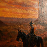 Cowboy Through Monument Valley — premium American wall art 6 | Canvas of America