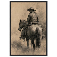 The Cowboy — Black frame