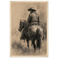 The Cowboy — Wood frame