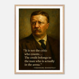 Theodore Roosevelt - The Man in the Arena – Canvas Art Print | Canvas of America
