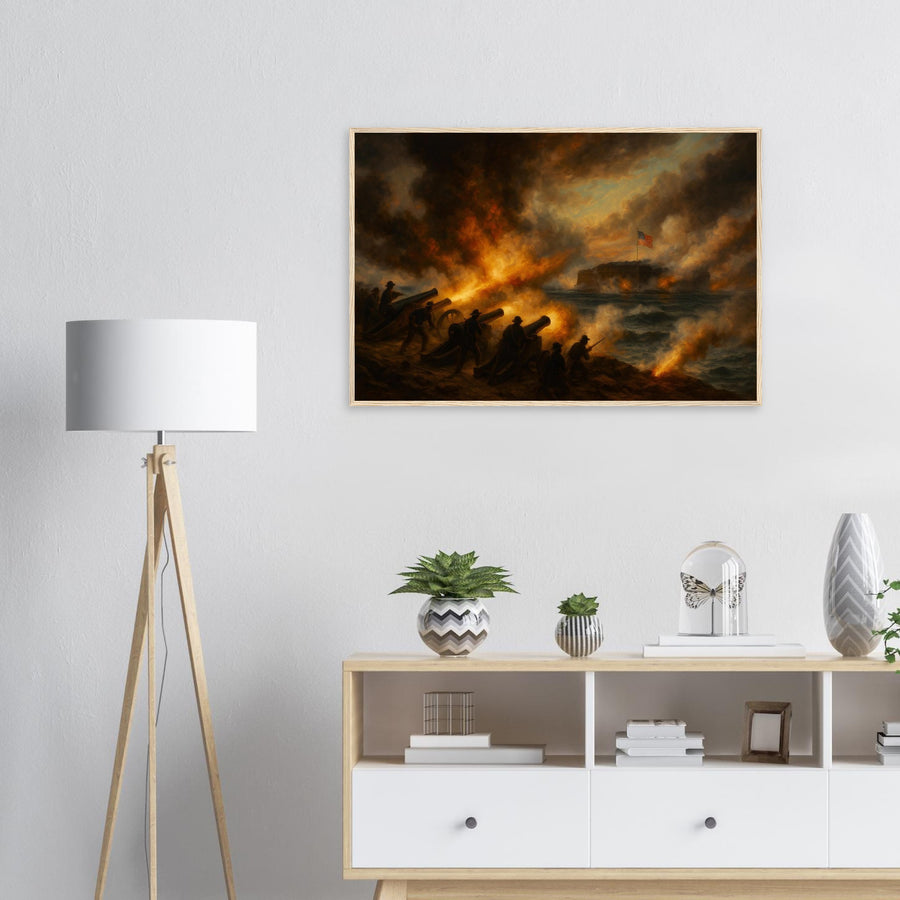 Fort Sumter - The First Shot – Canvas Art Print | Canvas of America