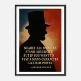Abraham Lincoln - A Man's Character – Canvas Art Print | Canvas of America