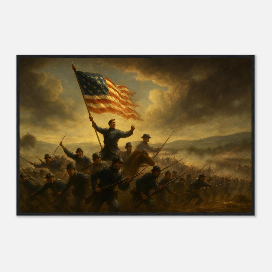 Union Charge at Gettysburg – Canvas Art Print | Canvas of America