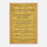Founding Fathers - Words of Wisdom – Canvas Art Print | Canvas of America