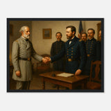 Lee Surrender to Grant – Canvas Art Print | Canvas of America